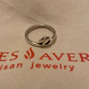 James Avery T Script Initial Ring Size 9/9.5